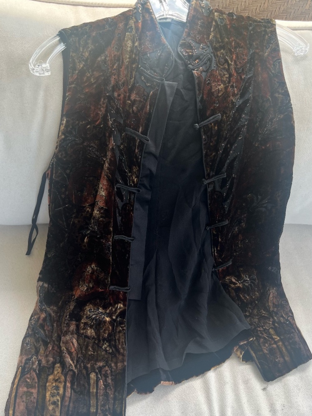 Ralph Lauren Black Label Velvet Vest